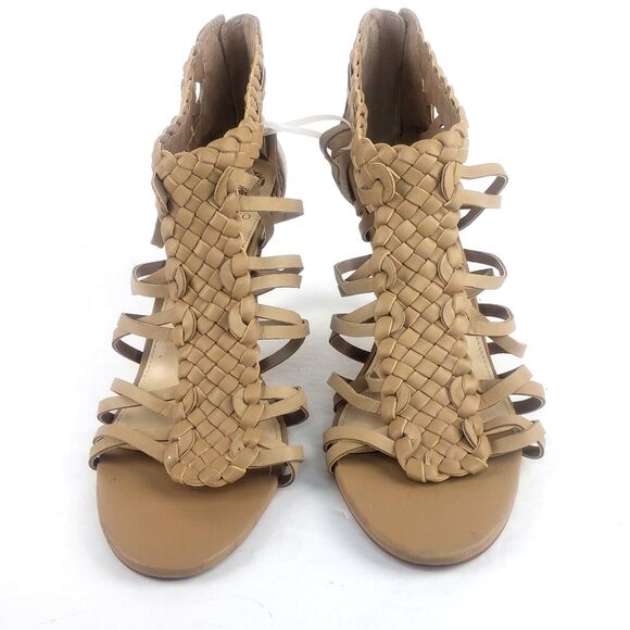 Vince Camuto Alaizah Braided Caged Womens Sandal Beige Size 10 US 42 EU No Box. - Picture 2 of 16